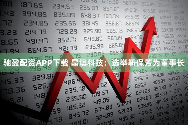 驰盈配资APP下载 晶澳科技：选举靳保芳为董事长